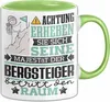 Bergsteiger Geschenk Tasse Lustiger Spruch Erheben Sie Sich Produktbild-Vorschau 1