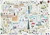 GIBSONS puzzle mapa Londýna 1000 dílků Náhled obrázku produktu 1