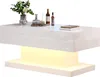 OKWISH Table Basse Relevable avec LED et Rangement, Design Voir les images du produit 9