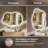 Puluomis miroir de salle de bain 85x55 cm antibuée avec Voir les images du produit 11