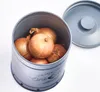 ZELLER PRESENT Vorratsdose Zwiebel Metall Ø13,7cm H18,4cm Produktbild-Vorschau 3