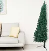 vidaXL Semi-sapin de Noël artificiel éclairage boules vert Voir les images du produit 12