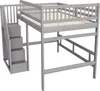 Sweiko posteľ z masívu 140x200, schody s úložnou skriňou, Náhľad obrázku produktu 13