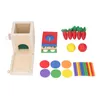 drevená hračka 4 v 1 Montessori: Obsahuje krabičku na Náhľad obrázku produktu 1