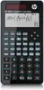 A black HP scientific calculator with a gray screen displaying a mathematical equation. Produktbild-Vorschau