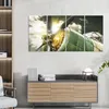 DEQORI Glasbild Echtglas 4x30x60 cm 'Propellerflugzeug nah' Produktbild-Vorschau 3