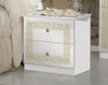 Barock Bettanlage Greta in Weiss/Gold 3-Teilig Produktbild-Vorschau 2