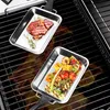 6-teiliges BBQ Grillpfannen-Set - 2x Edelstahl Produktbild-Vorschau 2