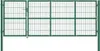 The Living Store Gartentor mit Pfosten 350 x 120 cm Stahl Produktbild-Vorschau 1