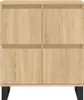 vidaXL Sideboards 2 pcs. chêne Sonoma bois composite Voir les images du produit 6