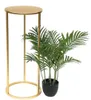 DanDiBo Blumenhocker Metall Gold Rund 70 cm Blumenständer Produktbild-Vorschau 7