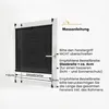 Sonello Plissee Klemmfix ohne Bohren 35cm x 120cm Schwarz Produktbild-Vorschau 8