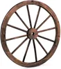 2 ruote di carro in legno, ruota in legno a 12 raggi, Anteprima dell’immagine prodotto 4