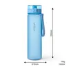 Trinkflasche 1L Sportflasche Wasserflasche BPA frei Kohlensäure geeignet Vinsun Produktbild-Vorschau