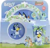 Assiette Bluey micro-ondable 5 pièces pour enfants avec Voir les images du produit 2