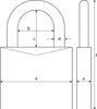 ABUS Vorhangschloss TITALIUM 64TI/40 gl.-6412 Produktbild-Vorschau 7