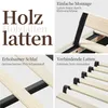 Yaheetech Polsterbett Doppelbett 140x200cm, Bettgestell mit Produktbild-Vorschau 6
