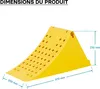 XPOtool Lot de 2 Cales de roue – 470 x 200 x 230 mm – en Voir les images du produit 7