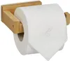 Relaxdays Toilettenpapierhalter Bambus, Klopapierhalter Produktbild-Vorschau 1