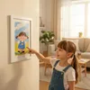 Relaxdays Cadre photo pour enfants A4, pliable, magnétique, Voir les images du produit 2