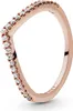 Pandora Funkelnder Wishbone Ring 186316CZ Damenring, Produktbild-Vorschau 1