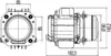 HELLA Scheinwerfer 1AL 010 820-021 Rechts Links 143mm 143mm Produktbild-Vorschau 7