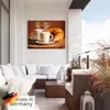 ARTland Wandbild Alu für Innen & Outdoor Cappuccino & Produktbild-Vorschau 5
