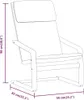 vidaXL Fauteuil relax noir tissu Voir les images du produit 8