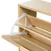 Scarpiera in rattan a 4 ante, maniglie in metallo, stile Anteprima dell’immagine prodotto 12