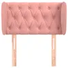 vidaXL Kopfteil mit Ohren Rosa 83x23x78/88 cm Samt -  Kopf- Produktbild-Vorschau 4