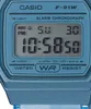 Close-up of a blue Casio digital watch face. Náhled obrázku produktu