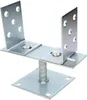 A metal post anchor bracket on a white background. Náhľad obrázku produktu