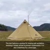 MCETO Tipi-Zelt für 4–6 Personen, mit Ofenanschluss, Produktbild-Vorschau 6