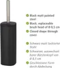 WENKO WC-Garnitur Mod. Alassio, Schwarz, geschlossene Form, Produktbild-Vorschau 2