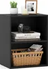 COSTWAY 2-laags boekenrek, klein, opbergrek van hout, Productafbeelding-voorbeeld 1