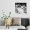 DEQORI Glasbild Echtglas 50x50 cm 'Pusteblumenflug' Produktbild-Vorschau 3