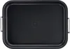 A top-down view of a black rectangular baking pan with silver handles. Anteprima dell’immagine prodotto