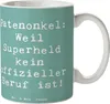 Mr. & Mrs. Panda Kaffeetasse Spruch Patenonkel Superheld - Produktbild-Vorschau 1
