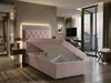 NORDELO Boxspringbett ELEGANTE 90x200 cm Rosa Komplett-Set Produktbild-Vorschau 7