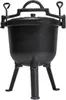 Jagdkessel aus Gusseisen 8 L Gusseisen Topf für Feuer 8L Produktbild-Vorschau 3