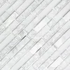 Glas Marmor Mosaikfliesen Weiß Malawi Bruchglas Verbund Produktbild-Vorschau 2