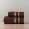 Asciugamano in spugna di cotone con bordo LUXURY 50x90 cm, Anteprima dell’immagine prodotto 4