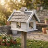 Mucola Vogelhaus Vogelfutterhaus Holz Vogelvilla Produktbild-Vorschau 4