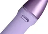 A close-up shot of the top part of a hair straightener, showing a switch and the transition between the purple handle and the silver top. Anteprima dell’immagine prodotto