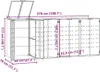 vidaXL Cassonetto per rifiuti da 4 tonnellate antracite Anteprima dell’immagine prodotto 12