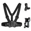 A black sports phone harness and two mounting accessories are displayed against a white background. Náhľad obrázku produktu
