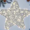 Weihnachtsstern "Galax" Silber mit 100 warm-weißen LEDs - Produktbild-Vorschau 3