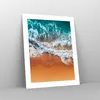 Poster - Poster ohne Rahmen - Sand Wasser Strand - 40x50 cm Produktbild-Vorschau 7