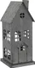 Laterne ZINKHAUS grau aus Metall H30cm Lichthaus Dekohaus - Produktbild-Vorschau 1