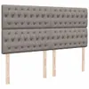 Boxspringbett mit Matratze Taupe 180x200 cm Stoff, Produktbild-Vorschau 7